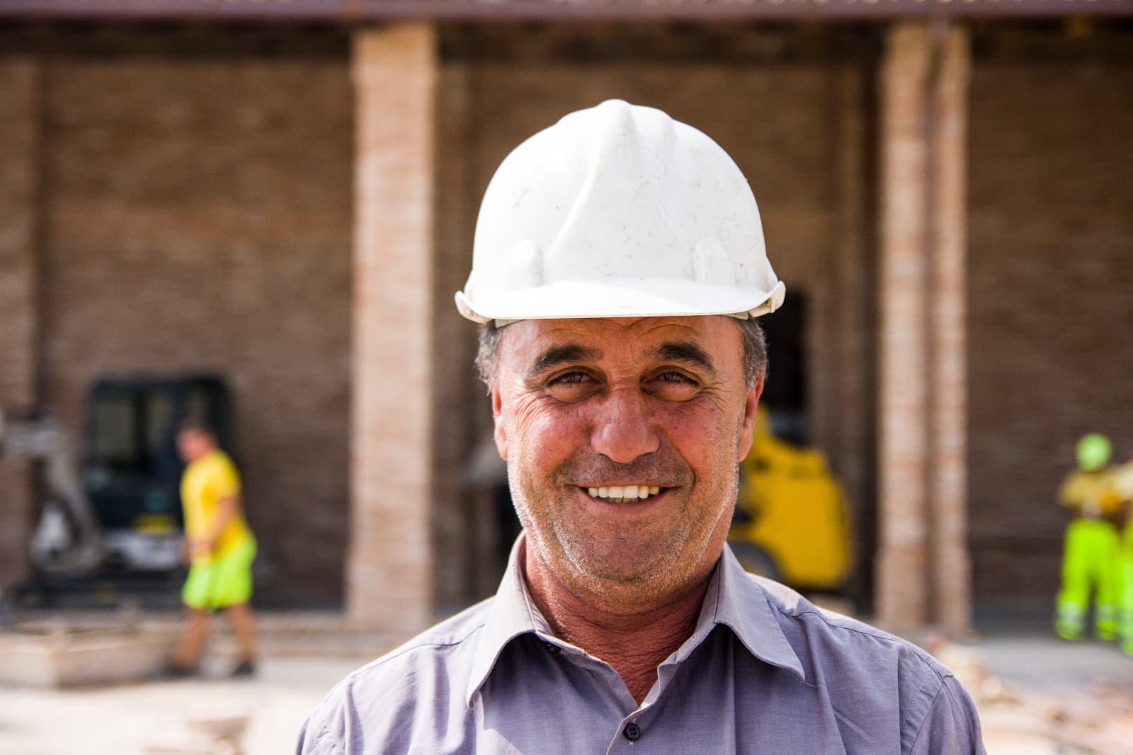 Giovanni Giannone in cantiere